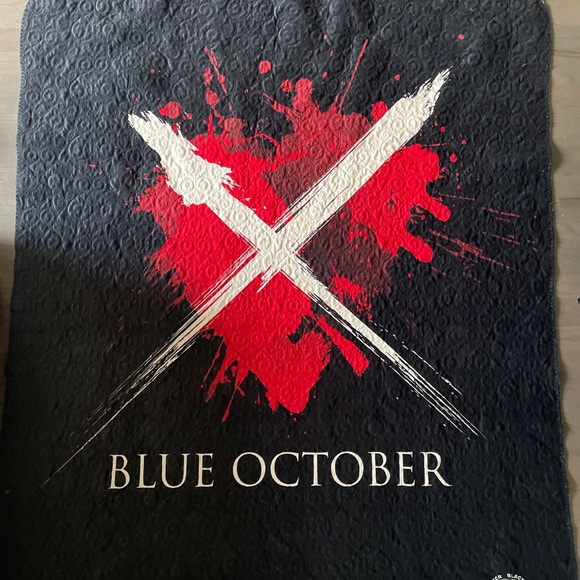 Blue October Heart X - Blanket